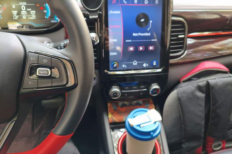 Used Chery Little Ant 2022 Restyled Version Sweet Pink Edition Half-Sugar Version 28.8 kWh 30 kW 301 km Audio And AC Panel