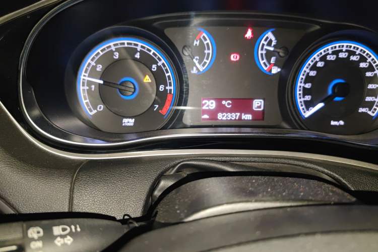 Used Fiat Ottimo 2014 1.4T Automatic Comfort Edition Odometer Close Up