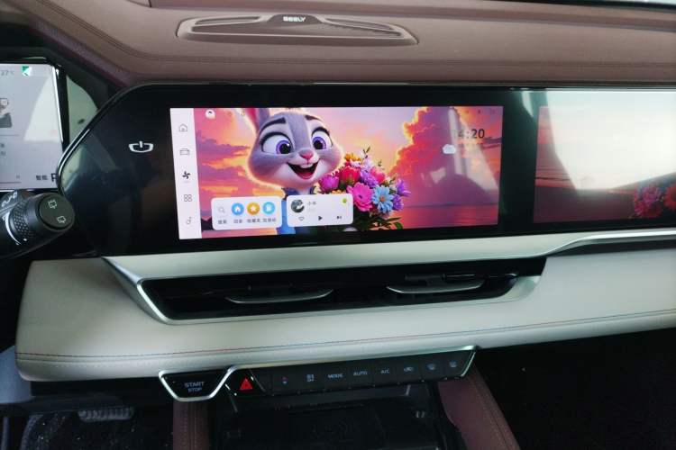 Used Geely Auto Monjaro L 2024 2.0TD High-Power Automatic Two-Wheel Drive Yunqi Version Audio And AC Panel