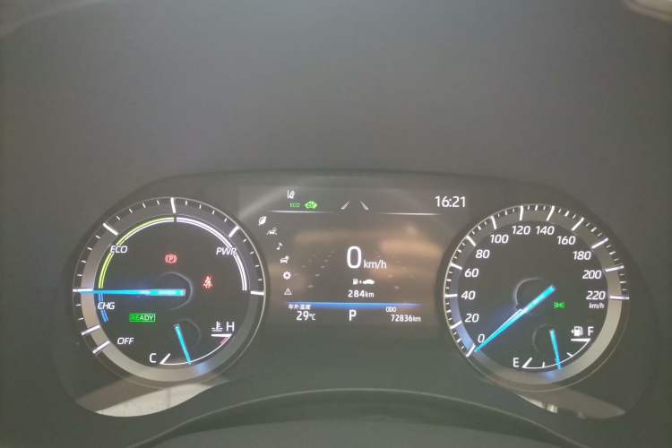 Used Toyota Highlander 2022 Dual-Engine 2.5L Four-Wheel Drive Prestige Version 7 Seats Instrument Cluster