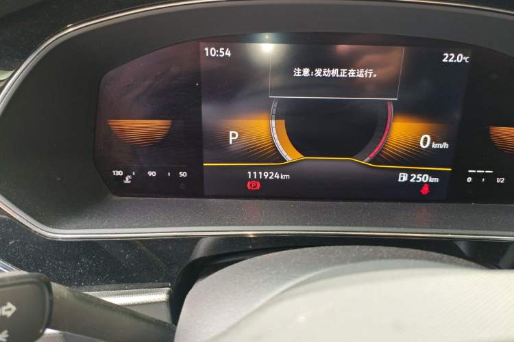 Used Volkswagen Passat 2022 280TSI Business Edition Odometer Close Up