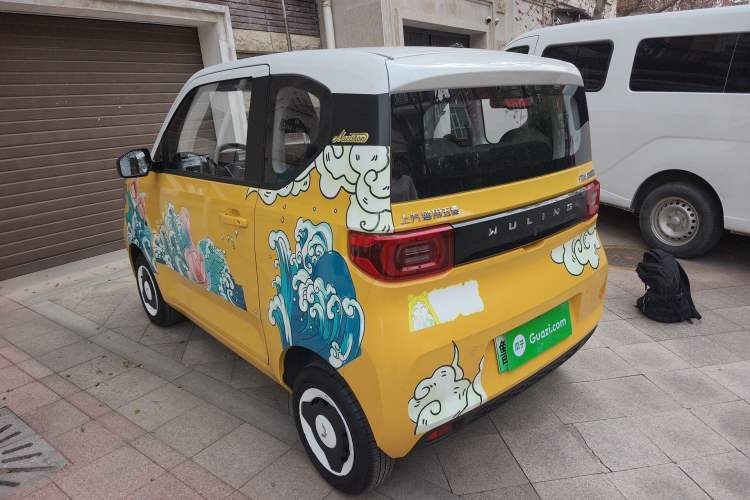 Used Wuling Hongguang MINIEV 2021 Macaron Premium Model – Lithium Iron Phosphate Rear Left 45 Deg