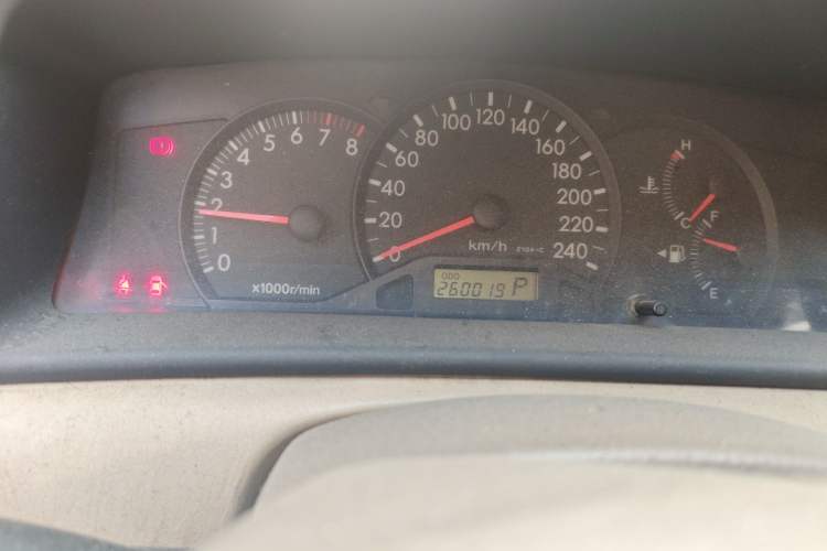 Used Toyota Corolla EX 2011 1.6L Automatic Classic Edition Odometer Close Up