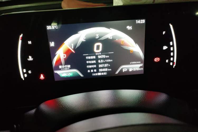 Used GAC Trumpchi EMPOW 2021 270T DCT J15 Version Odometer Close Up