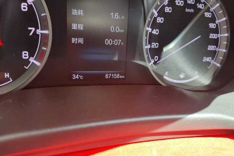 Used CHANGAN Ruicheng CC 2020 1.5T Automatic Chao Rui Trim Odometer Close Up