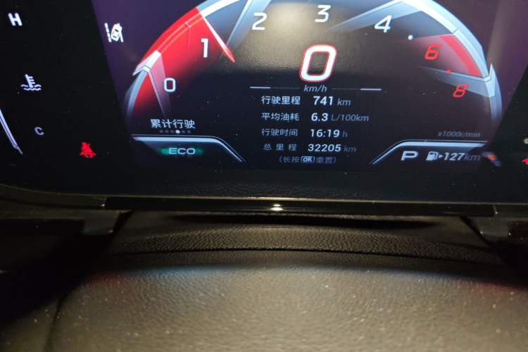Used GAC Trumpchi EMPOW 2021 270T DCT J15 Version Odometer Close Up