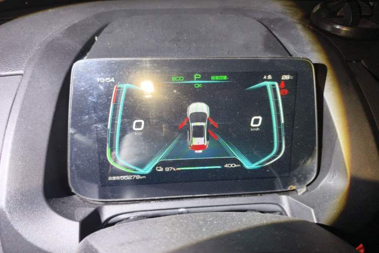 Used BYD Yuan New Energy 2019 EV535 Smart Connect Trendsetting Model Instrument Cluster