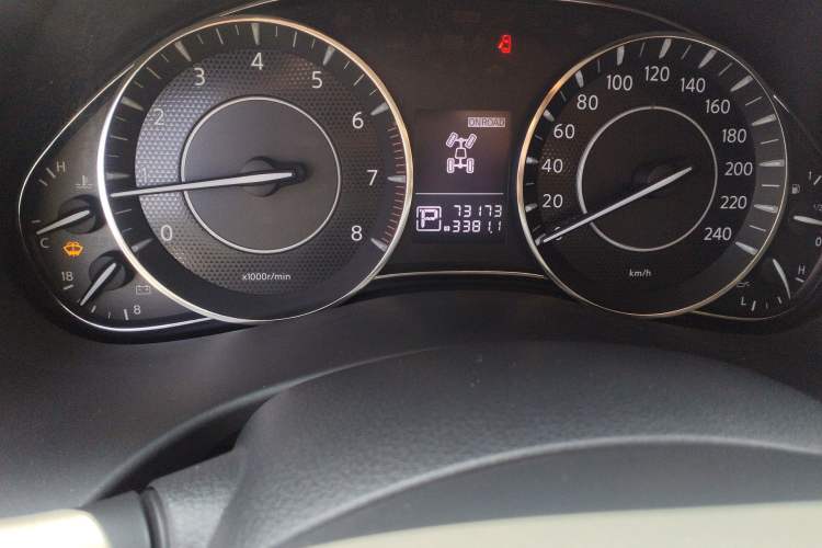 Used Nissan Patrol  Odometer Close Up