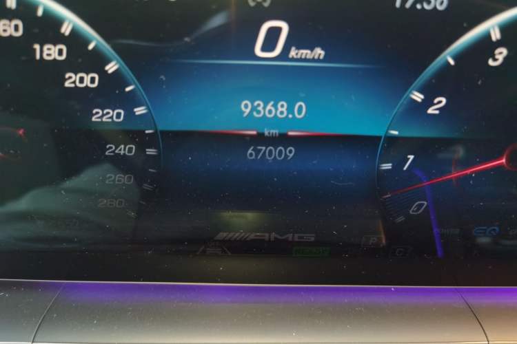 Used Mercedes-Benz GLE AMG 2020 AMG GLE 53 4MATIC+ Odometer Close Up