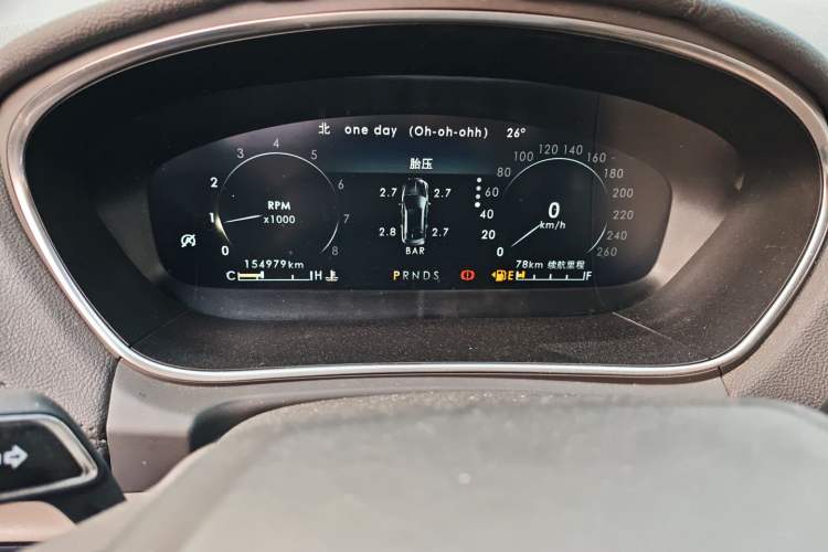 Used Lincoln Nautilus 2019 2.0T Two-Wheel Drive Luxury Edition China VI Standard Instrument Cluster