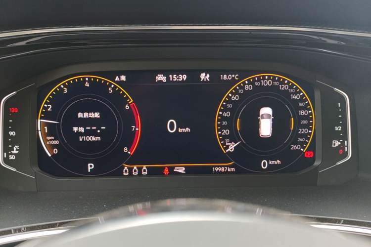 Used Volkswagen Tayron 2022 380TSI Four-Wheel Drive R-Line Connected Version Instrument Cluster