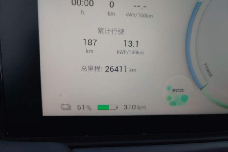 Used AION Y 2023 Plus 510 Smart Edition Odometer Close Up