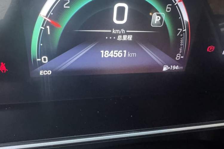 Used GAC Trumpchi M6 2021 270T DCT Luxury Edition (7-seater) Odometer Close Up