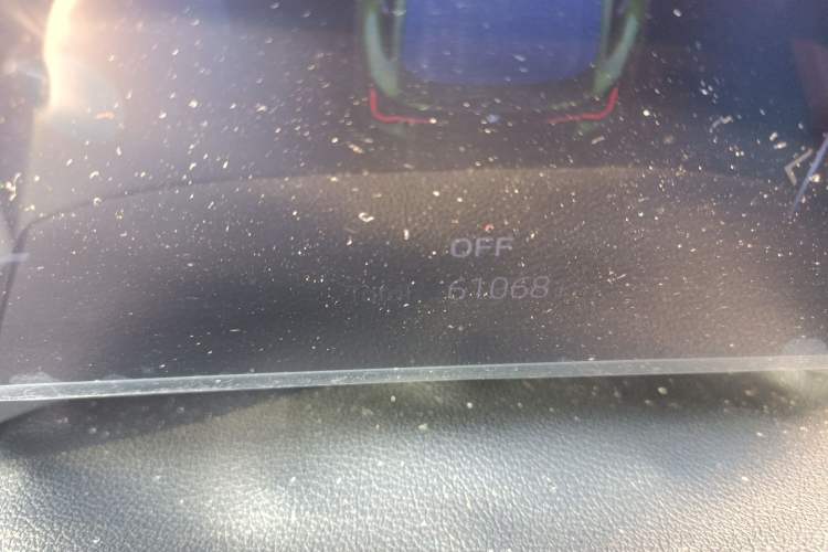 Used BMW i4 2022 eDrive40 Odometer Close Up