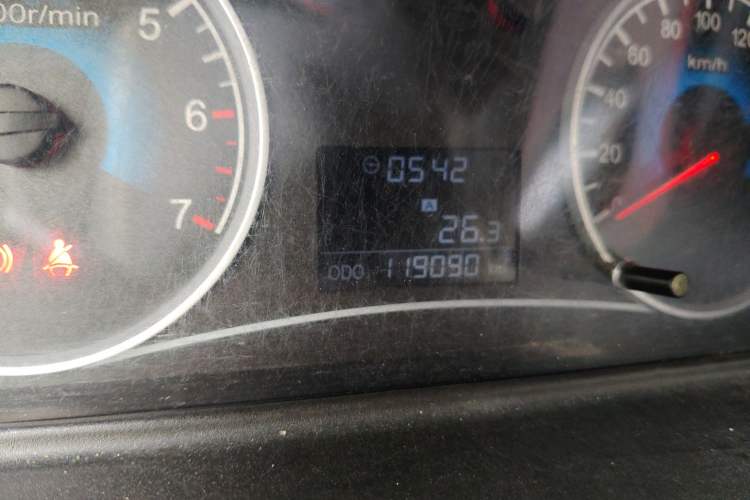 Used Dongfeng Fengon 330 2014 1.3L Manual Utility Version DK13-07 Odometer Close Up