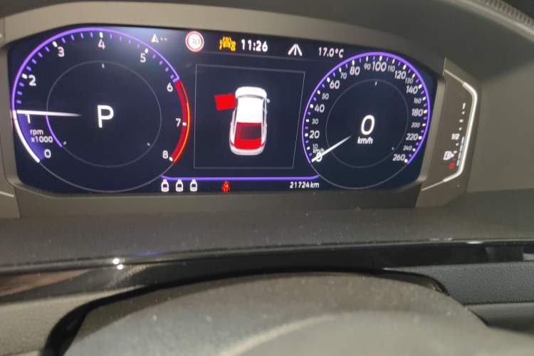 Used Volkswagen FAW-Volkswagen CC 2021 380TSI Striking Edition 30th Anniversary Model Odometer Close Up