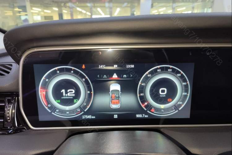Used Hongqi HS5 2022 Revised Version 2.0T Smart Connect Flagship Edition Instrument Cluster