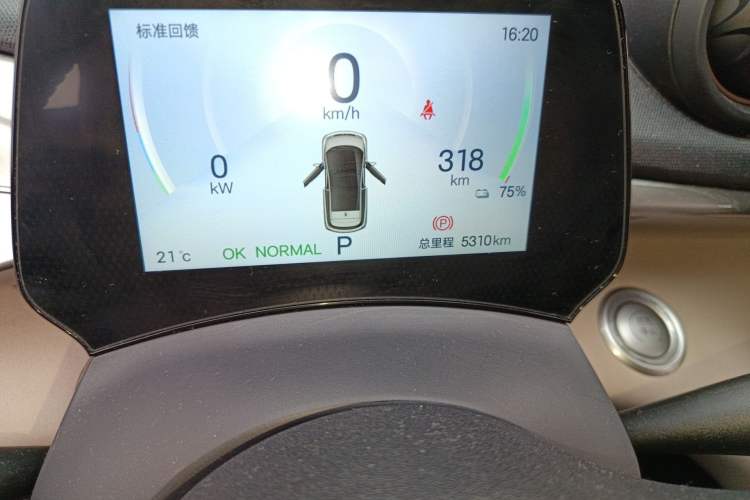 Used BYD Dolphin 2024 Honor Edition 420km Fashion Version Odometer Close Up