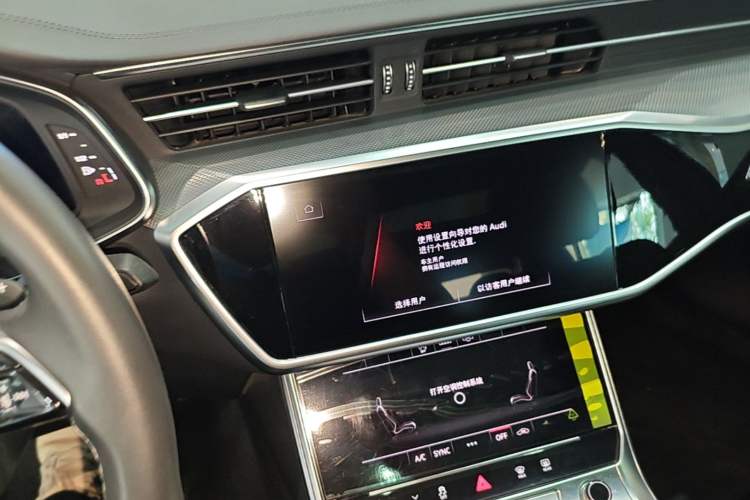 Used Audi A6L 2024 45 TFSI Prestige Dynamic Edition Audio And AC Panel