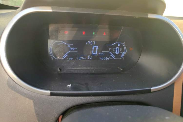 Used Chery QQ Little Ant 2018 400 4-Seater Smart Edition Odometer Close Up