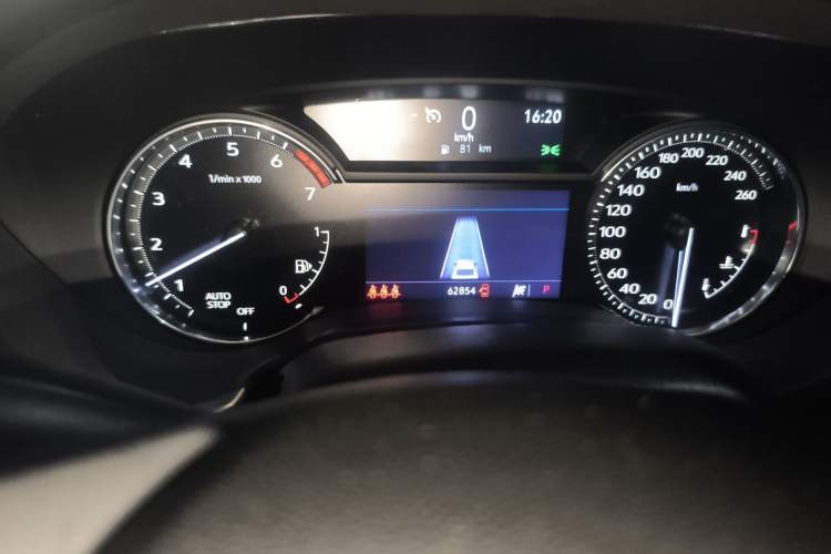 Used Cadillac CT5 2021 28T Luxury Model Odometer Close Up