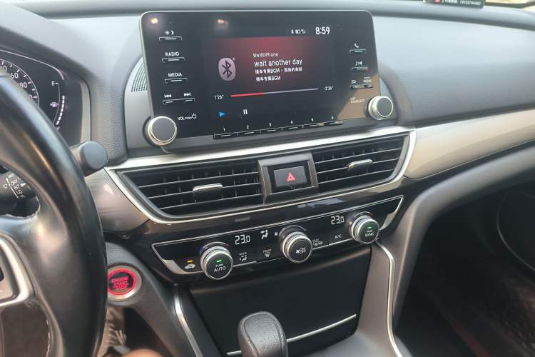 Used Honda Inspire 2019 260TURBO Elegant Edition China VI Emission Standard Audio And AC Panel