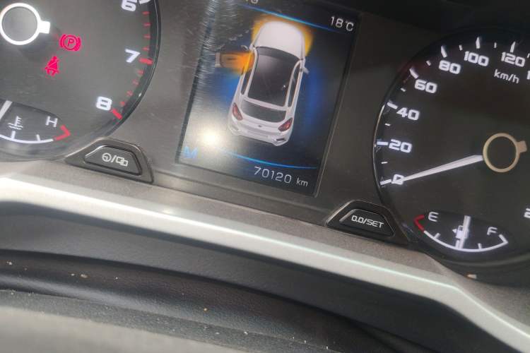 Used Geely Auto Emgrand GS 2019 1.4T Manual Ya Odometer Close Up