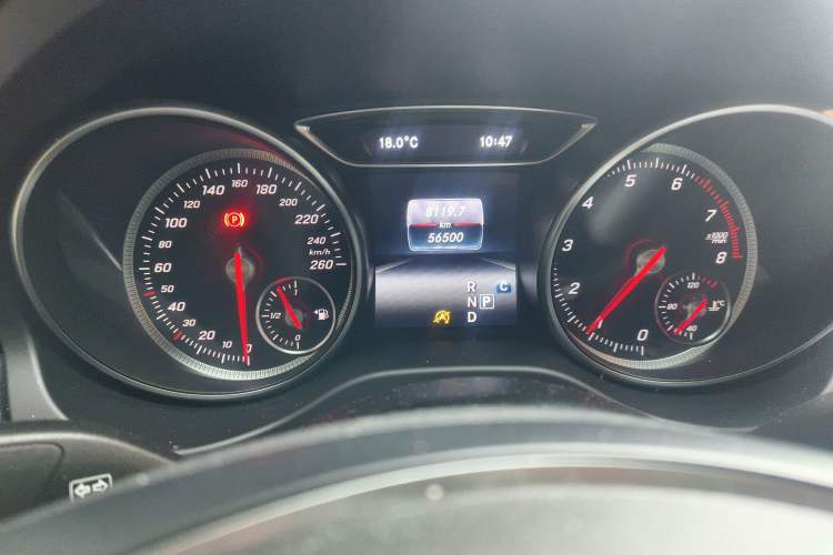 Used Mercedes-Benz CLA 2019 CLA 200 Sport Edition Odometer Close Up