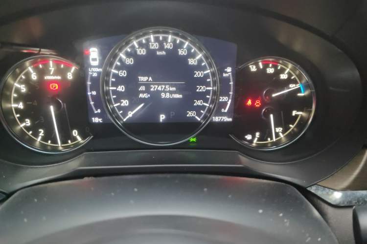 Used Mazda Atenza 2020 2.5L Sky Blue Prestige Edition Odometer Close Up