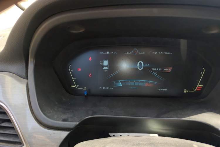 Used BAIC Weiwang M50F 2017 1.3T Standard Model Instrument Cluster