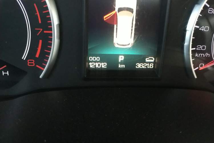 Used Haval H6 2017 Blue Label 2.0T Automatic Two-Wheel Drive Smart Edition Odometer Close Up