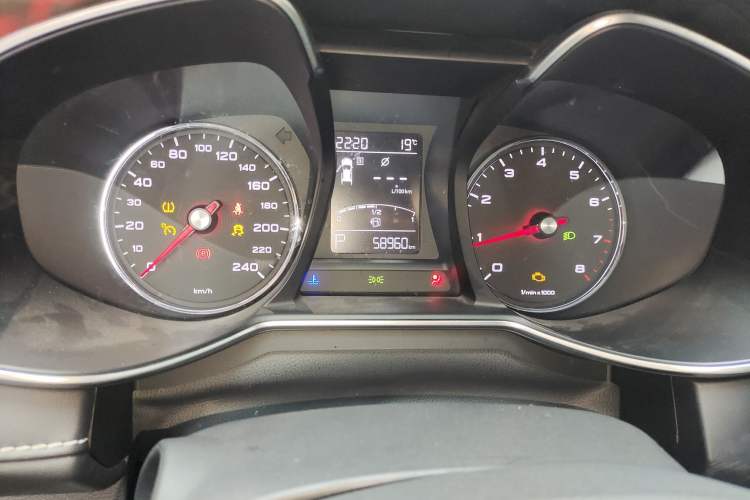 Used MG 6 2019 20T Automatic Sport Edition Odometer Close Up