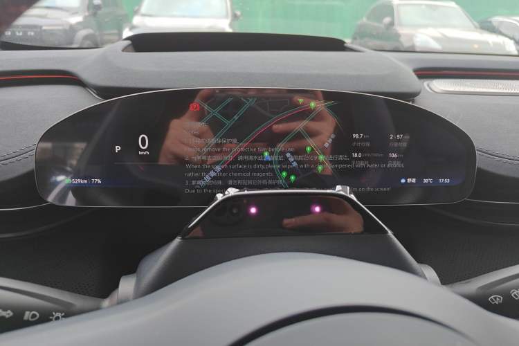 Used Zeekr 001 2026 95° All-Wheel-Drive Max Edition Instrument Cluster