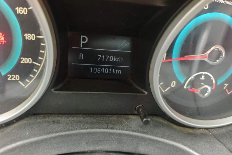 Used Land X5 2015 1.5T CVT Enjoyment Edition Odometer Close Up