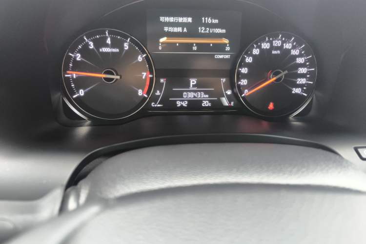 Used Honda Avancier 2020 370TURBO Four-Wheel Drive Premium Edition Odometer Close Up