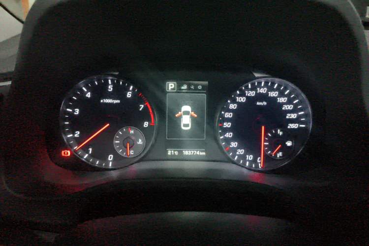 Used Hyundai Elantra (6th Generation / Lingdong) 2018 1.4T Dual-Clutch Xuan Dong · Dynamic Edition Odometer Close Up