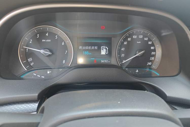 Used Buick GT 2021 Exemplar 1.5L Automatic Elite Version Odometer Close Up