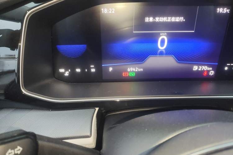 Used Jetta VA7 2025 1.4T First-Come First-Served Edition Odometer Close Up