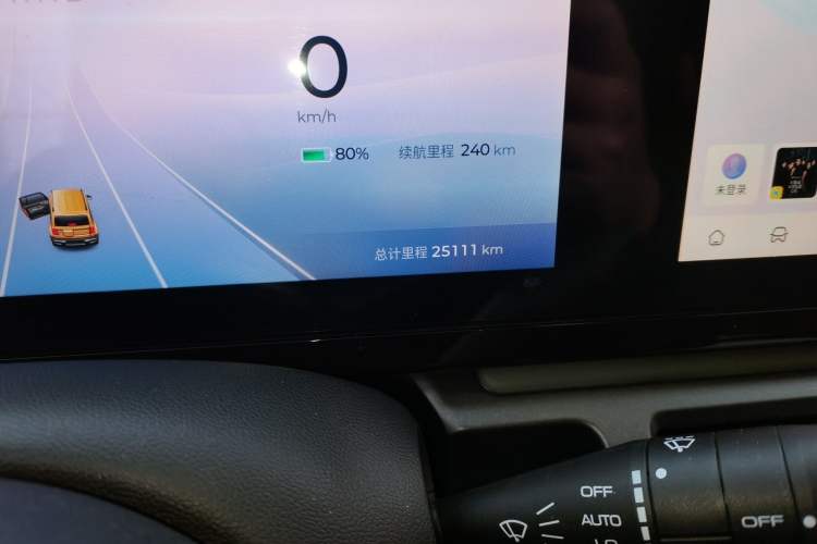 Used Baojun Spark 2023 Flagship Edition Odometer Close Up