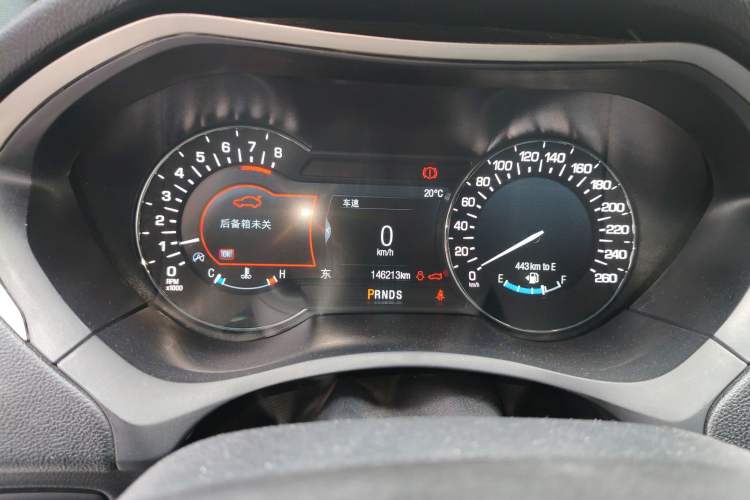 Used Lincoln MKZ 2018 2.0T Premium Edition Odometer Close Up