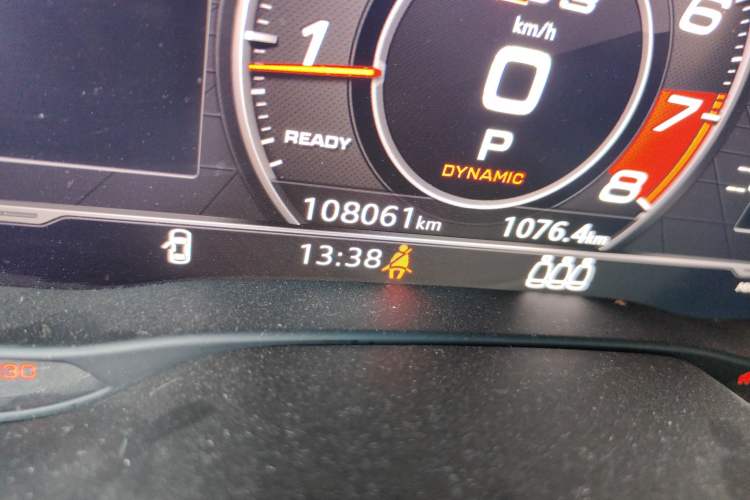 Used Audi S3 2017 Year Restyled S3 2.0T Limousine Odometer Close Up