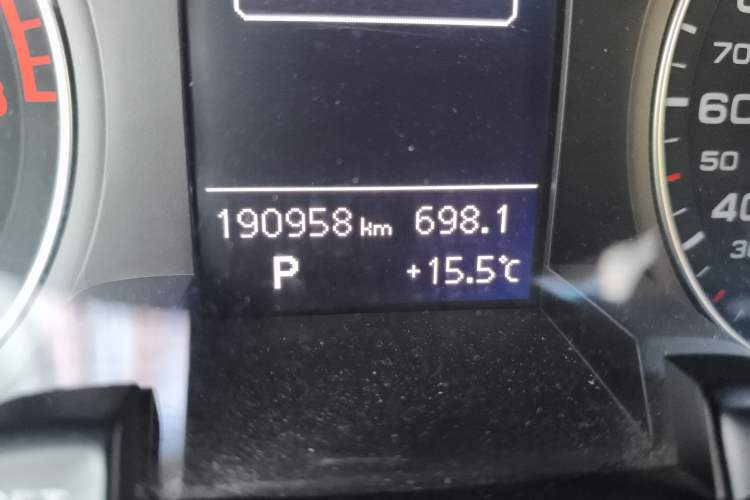 Used Audi A4L 2013 35 TFSI Automatic Comfort Model Odometer Close Up