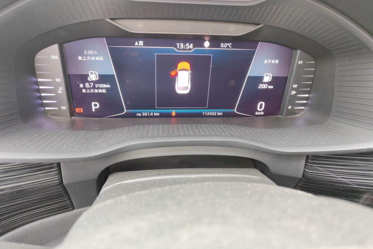 Used Skoda Kodiaq 2019 Facelifted TSI330 7-Seater Two-Wheel-Drive Luxury Enjoyment Edition China VI Standard Odometer Close Up