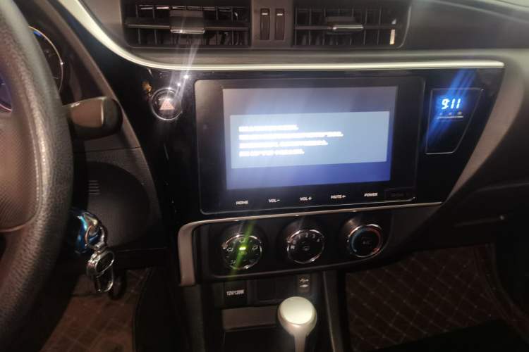 Used Toyota Levin 2017 Revised Version 185T CVT Elite Edition China VI Standard Audio And AC Panel