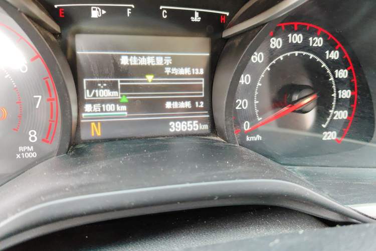 Used Chevrolet Monza 2019 RS 330T Automatic Comfort Edition China VI Standard Odometer Close Up