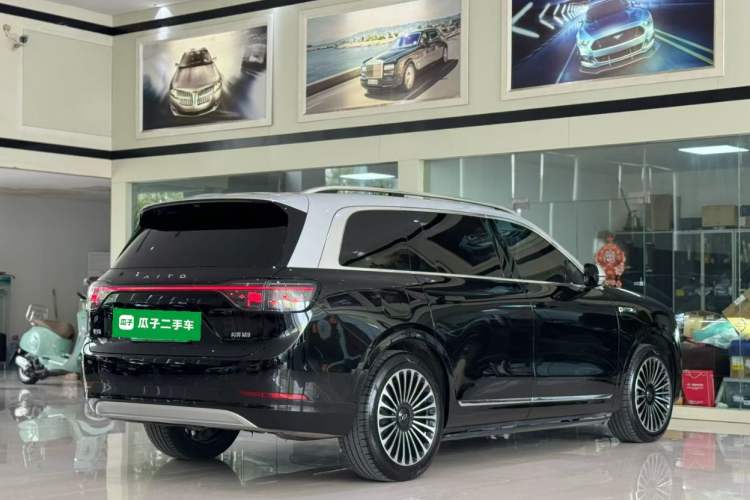 Used Hima AITO M9 2024 Range-Extended Ultra Version 52 kWh 6-Seater Model Rear Right 45 Deg