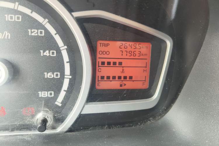 Used CHANGAN KAICHENG Star 3 2015 1.0L Value Edition Non-Air-Conditioned C10 Odometer Close Up
