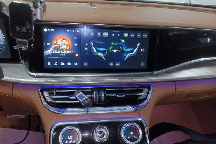 Used Hongqi H9 2020 2.0T Smart Connect Flagship Edition Audio And AC Panel