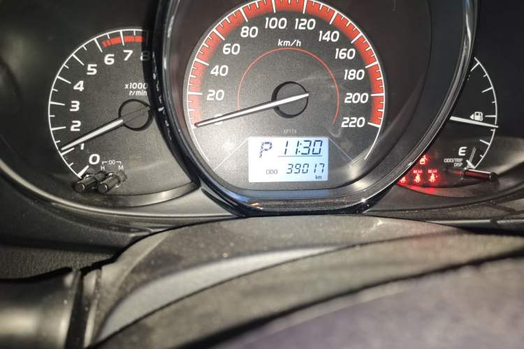 Used Toyota Vios FS 2021 1.5L CVT Fengchi Edition Odometer Close Up