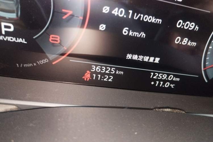 Used Audi A7 2019 55 TFSI quattro Competition Edition Odometer Close Up